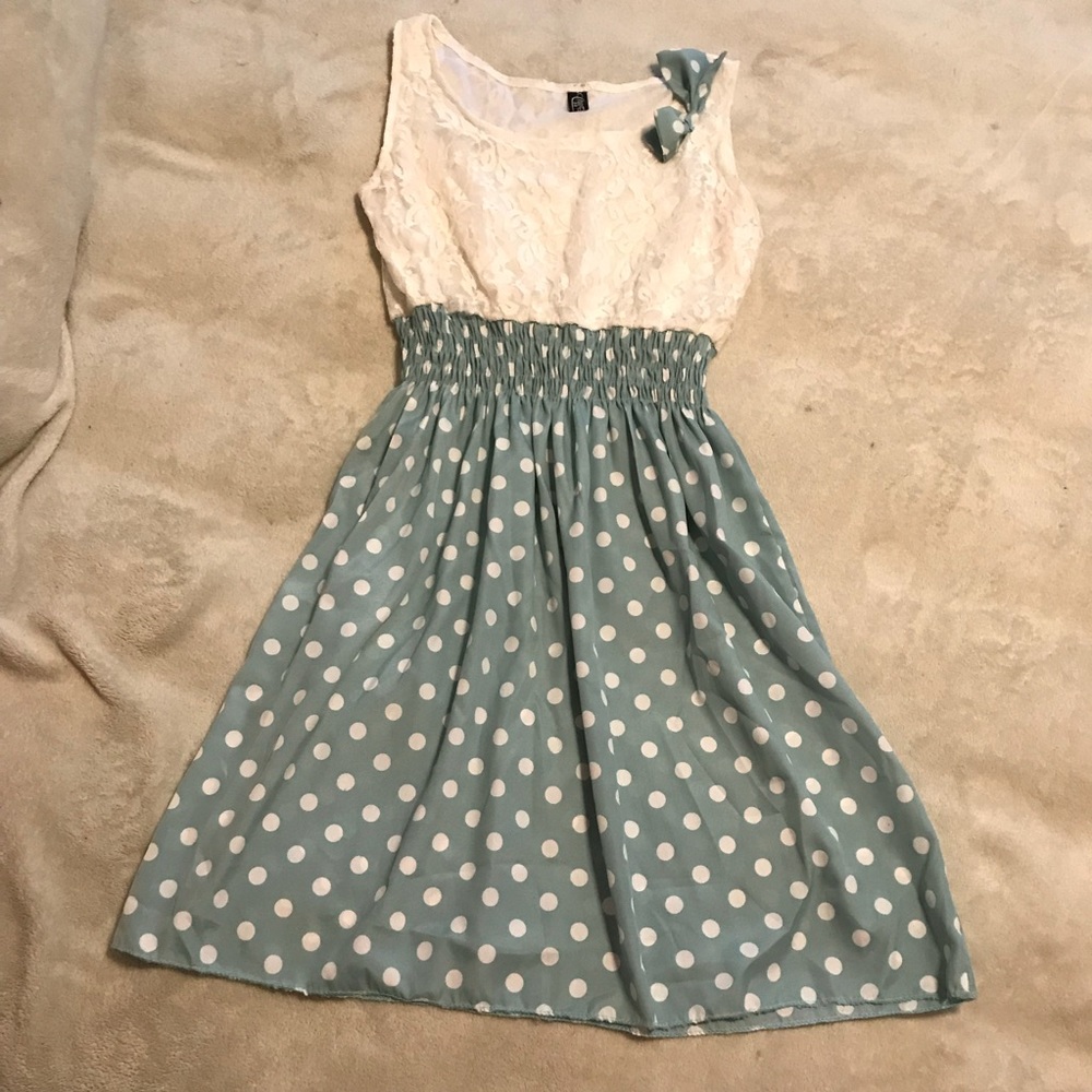 Polka Dot Lace Dress